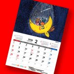 名入れ 2026 壁掛けCalendar